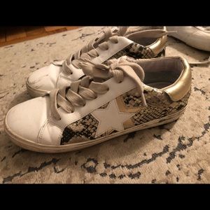 Steve Madden Snake Skin Sneakers